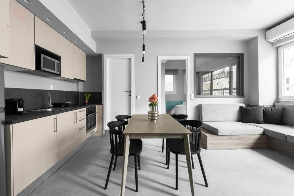Big Apple Aprts, Nilie Hospitality Mgmt Apartment เทสซาโลนิกิ ภายนอก รูปภาพ