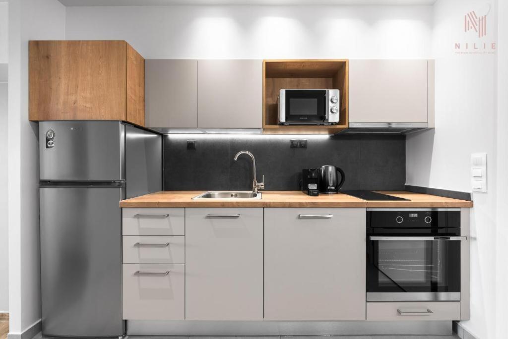 Big Apple Aprts, Nilie Hospitality Mgmt Apartment เทสซาโลนิกิ ภายนอก รูปภาพ